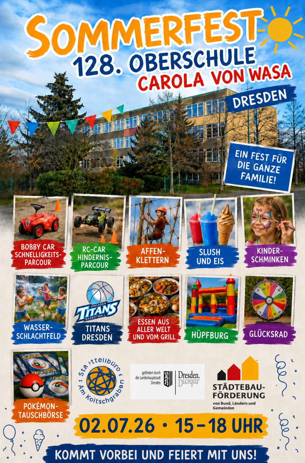 Sommerfest an der 128. Oberschule